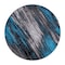 Flash Furniture Blue 7' x 7' Round Abstract Design Accent Area Rug ACD-TZ-863-7R-BL-GG - alternate 6